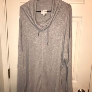 Scoop-neck oversized sweater